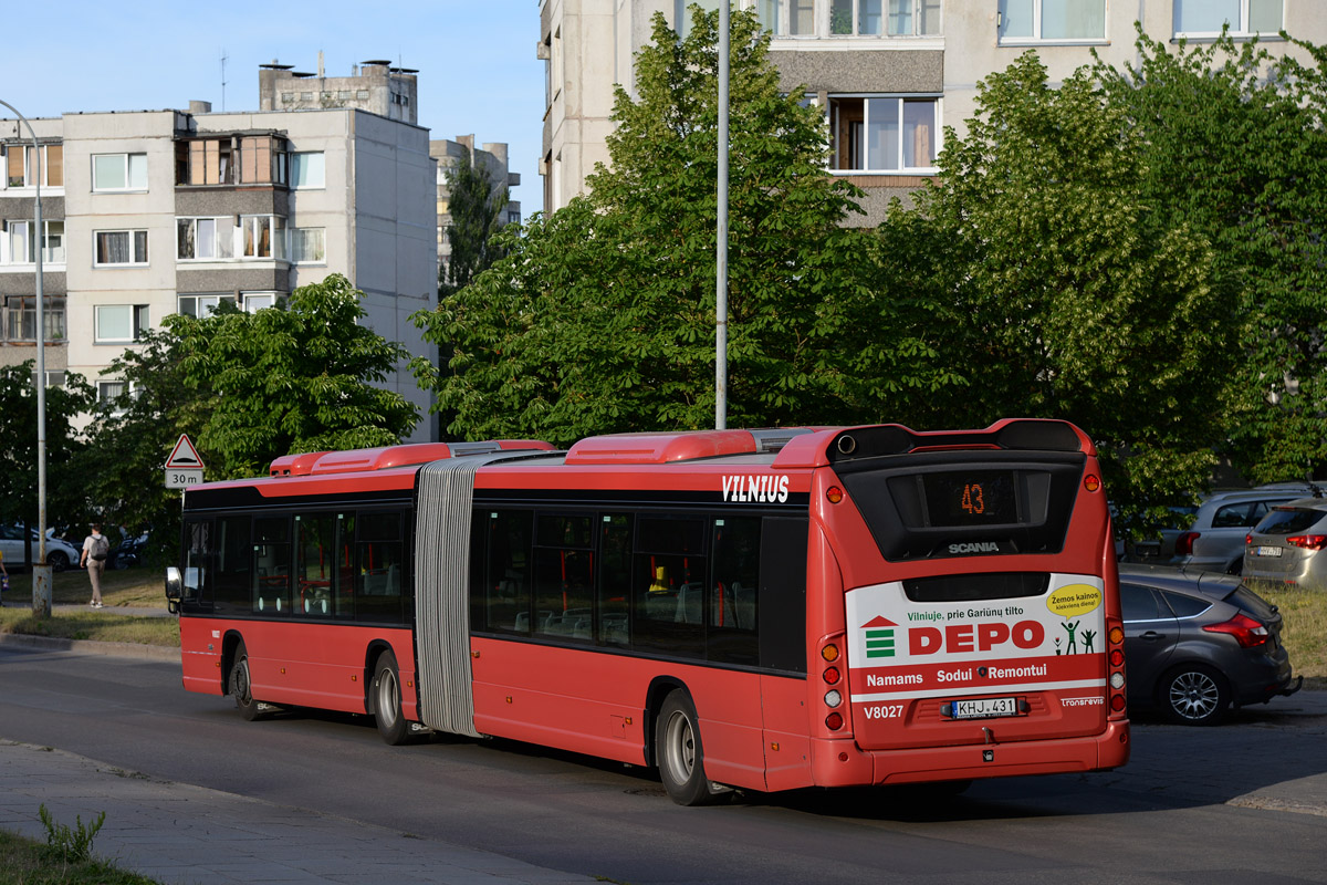 Литва, Scania Citywide LFA № V8027