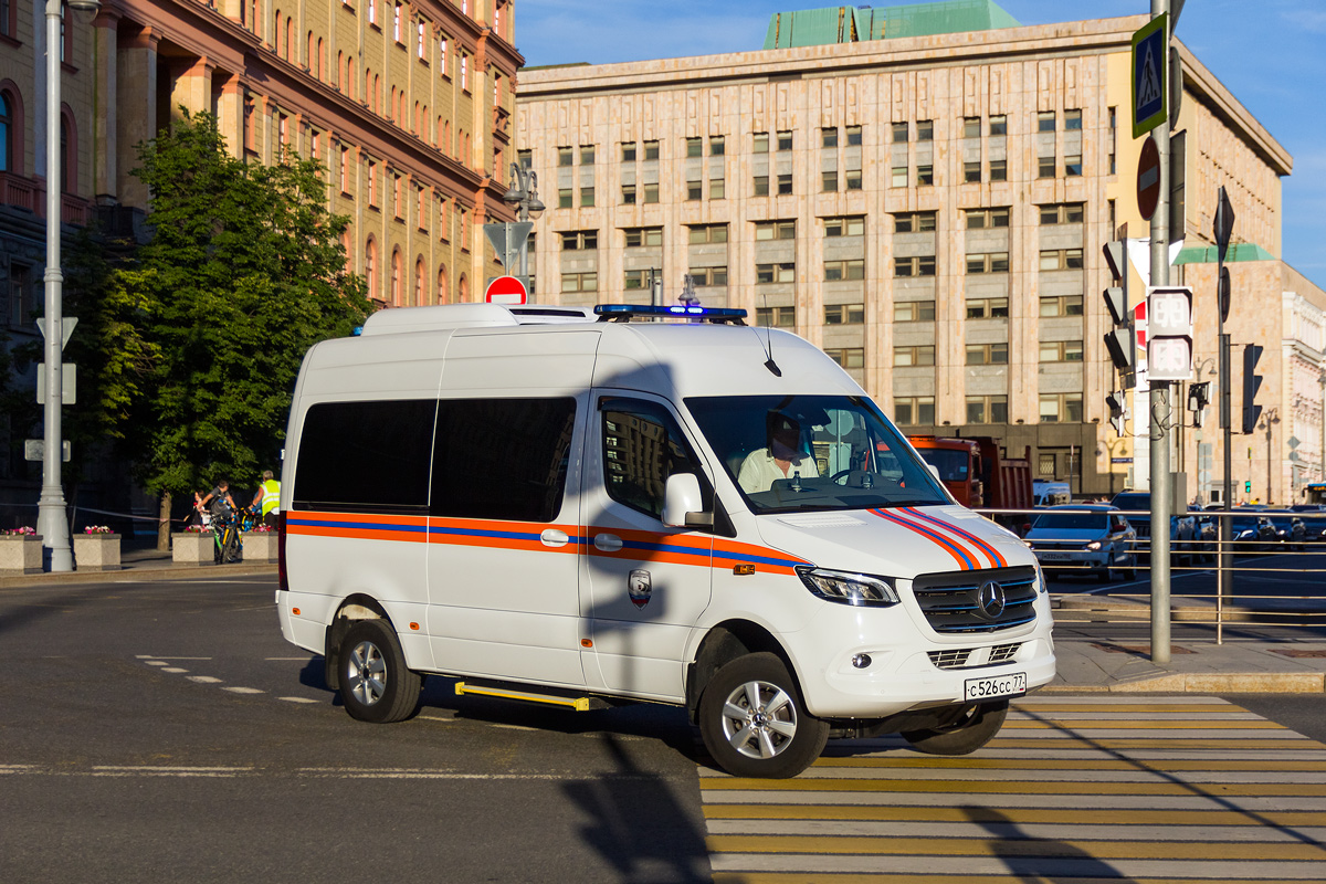 Москва, Mercedes-Benz Sprinter W907 319CDI № С 526 СС 77