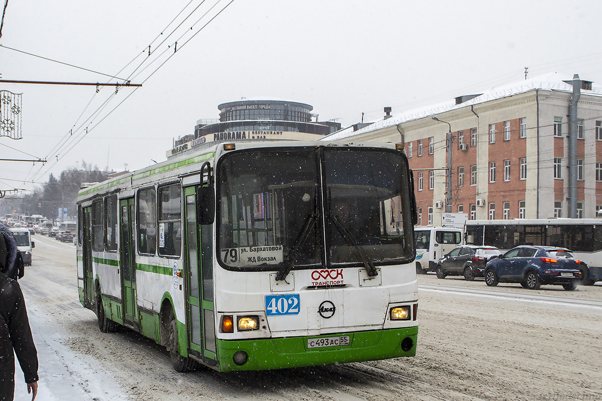 Omsk region, LiAZ-5256.45 Nr. 402