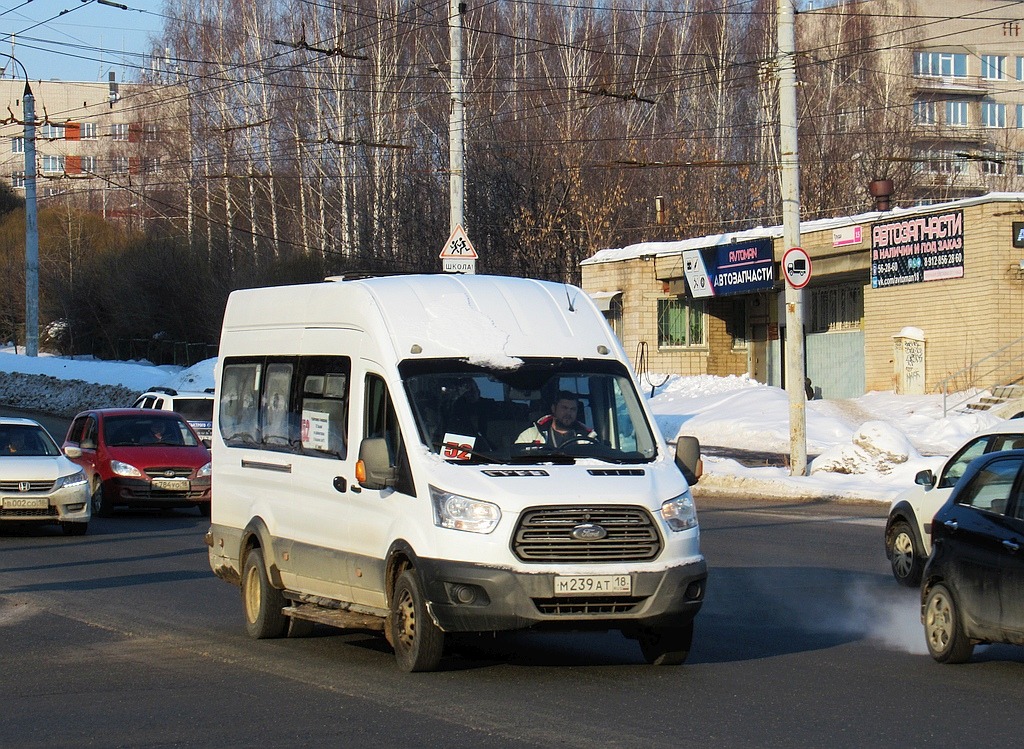 Удмуртия, Ford Transit FBD [RUS] (Z6F.ESG.) № М 239 АТ 18