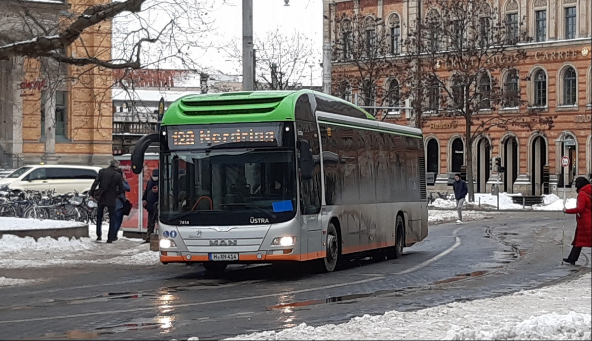 Нижняя Саксония, MAN A37 Lion's City Hybrid NL253 № 7414