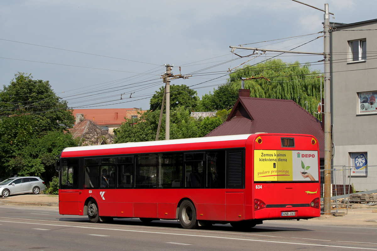 Lithuania, Solaris Urbino II 12 # 634