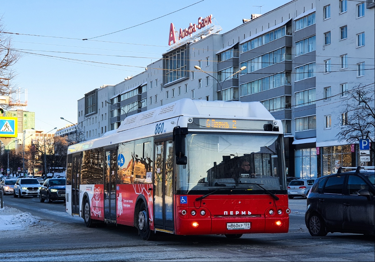 Perm region, LiAZ-5292.67 (CNG) # Н 860 КР 159