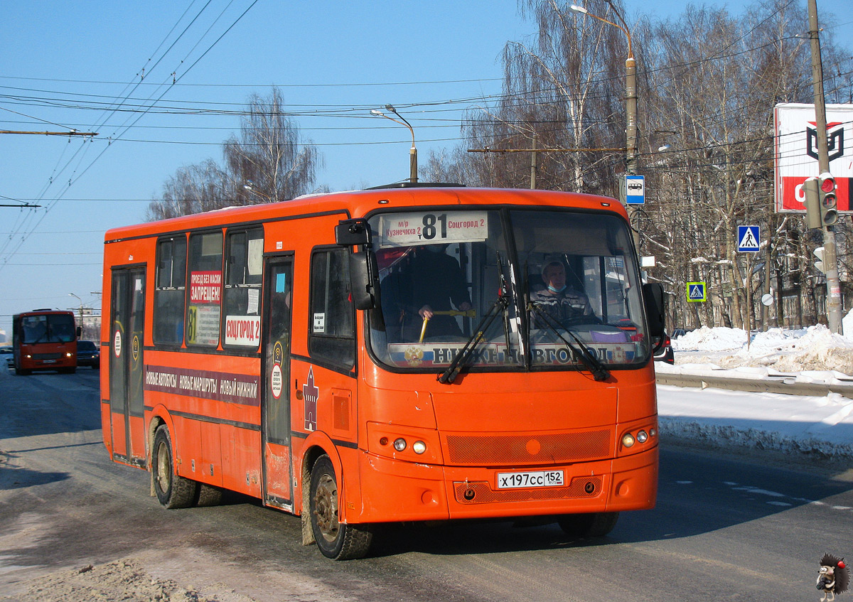Нижегородская область, ПАЗ-320414-05 "Вектор" № Х 197 СС 152