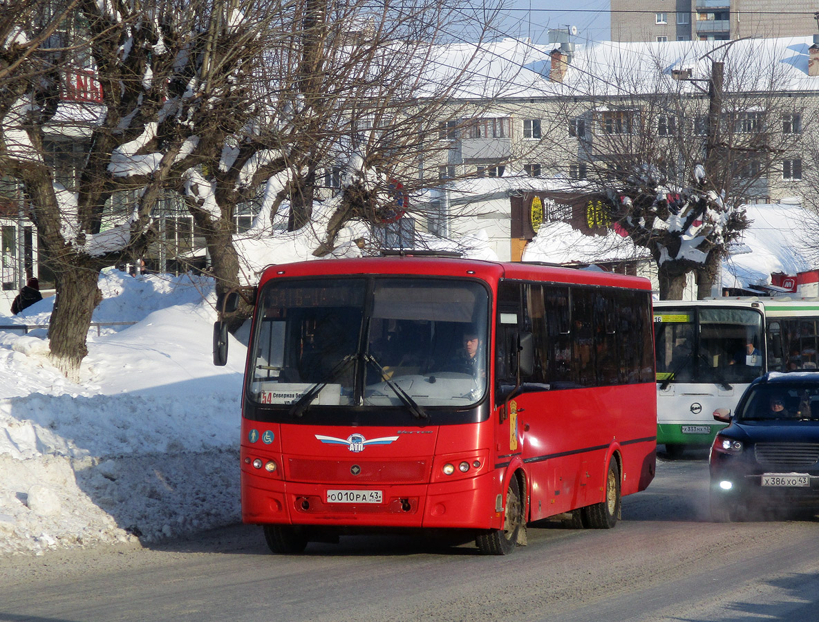 Кировская область, ПАЗ-320414-05 "Вектор" (1-2) № О 010 РА 43 Кировская область, ПАЗ-320414-05 "Вектор" (1-2) № О 010 РА 43