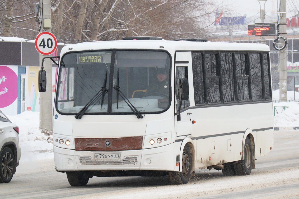 Чувашия, ПАЗ-320412-05 "Вектор" № Е 796 УУ 21