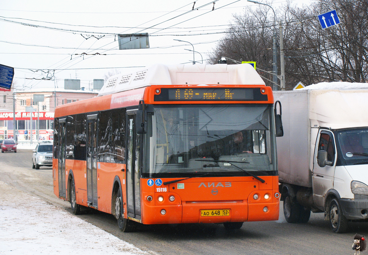 Нижегородская область, ЛиАЗ-5292.67 (CNG) № 15116