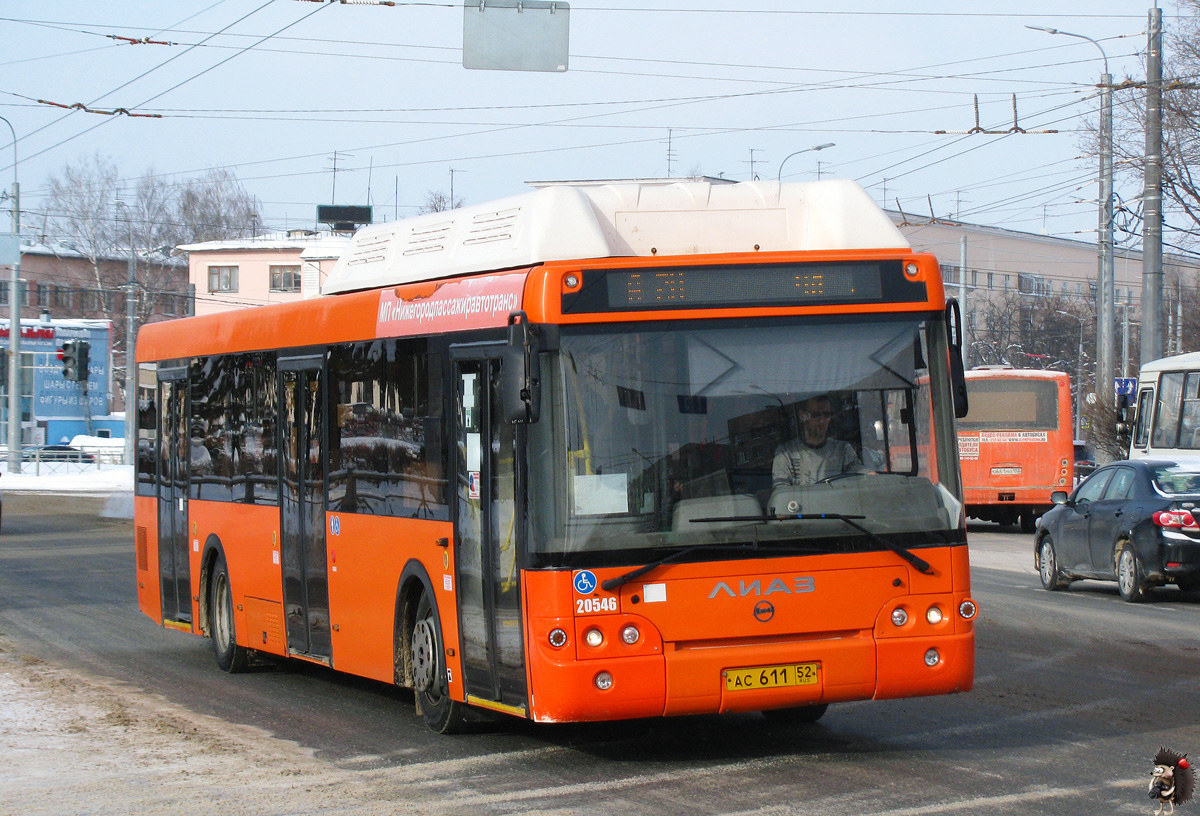 Нижегородская область, ЛиАЗ-5292.67 (CNG) № 20546