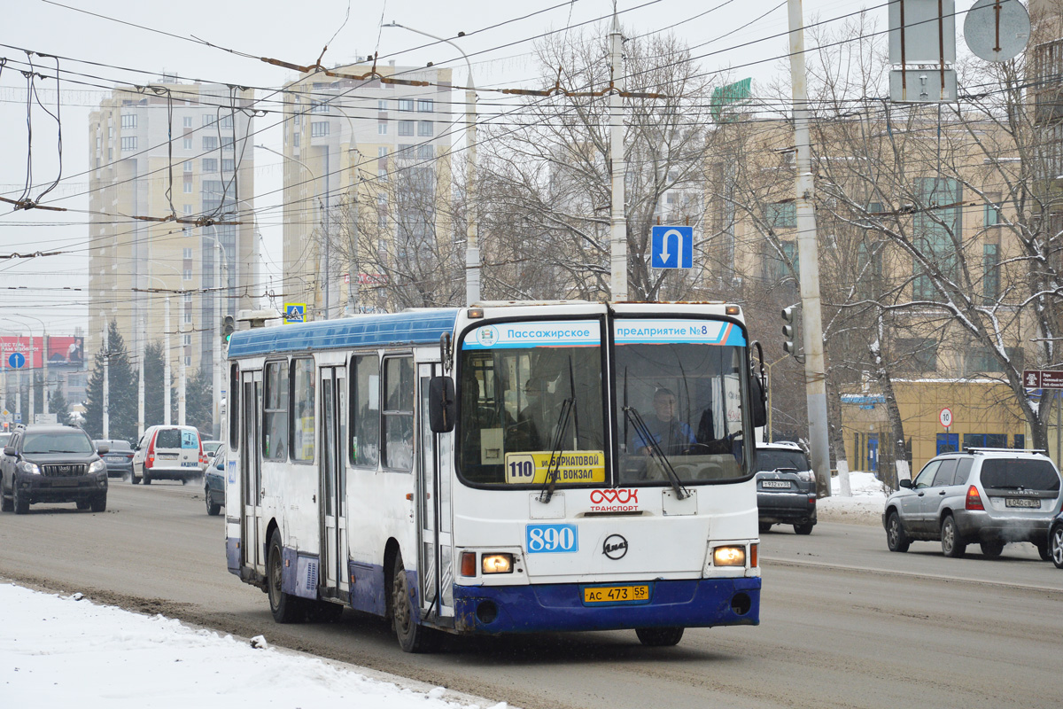 Омская область, ЛиАЗ-5256.45 № 890