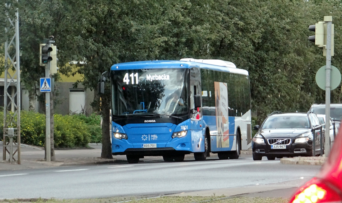 Финляндия, Scania Citywide LE Suburban № 1801