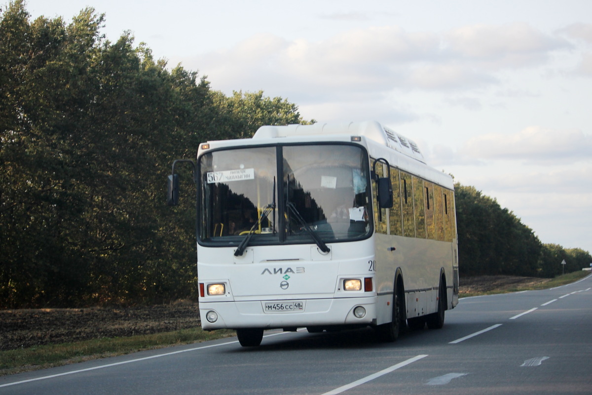 Липецкая область, ЛиАЗ-5256.57-01 № 202
