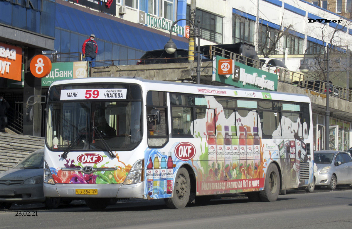 Приморский край, Hyundai New Super AeroCity 1F/L № ВО 884 25