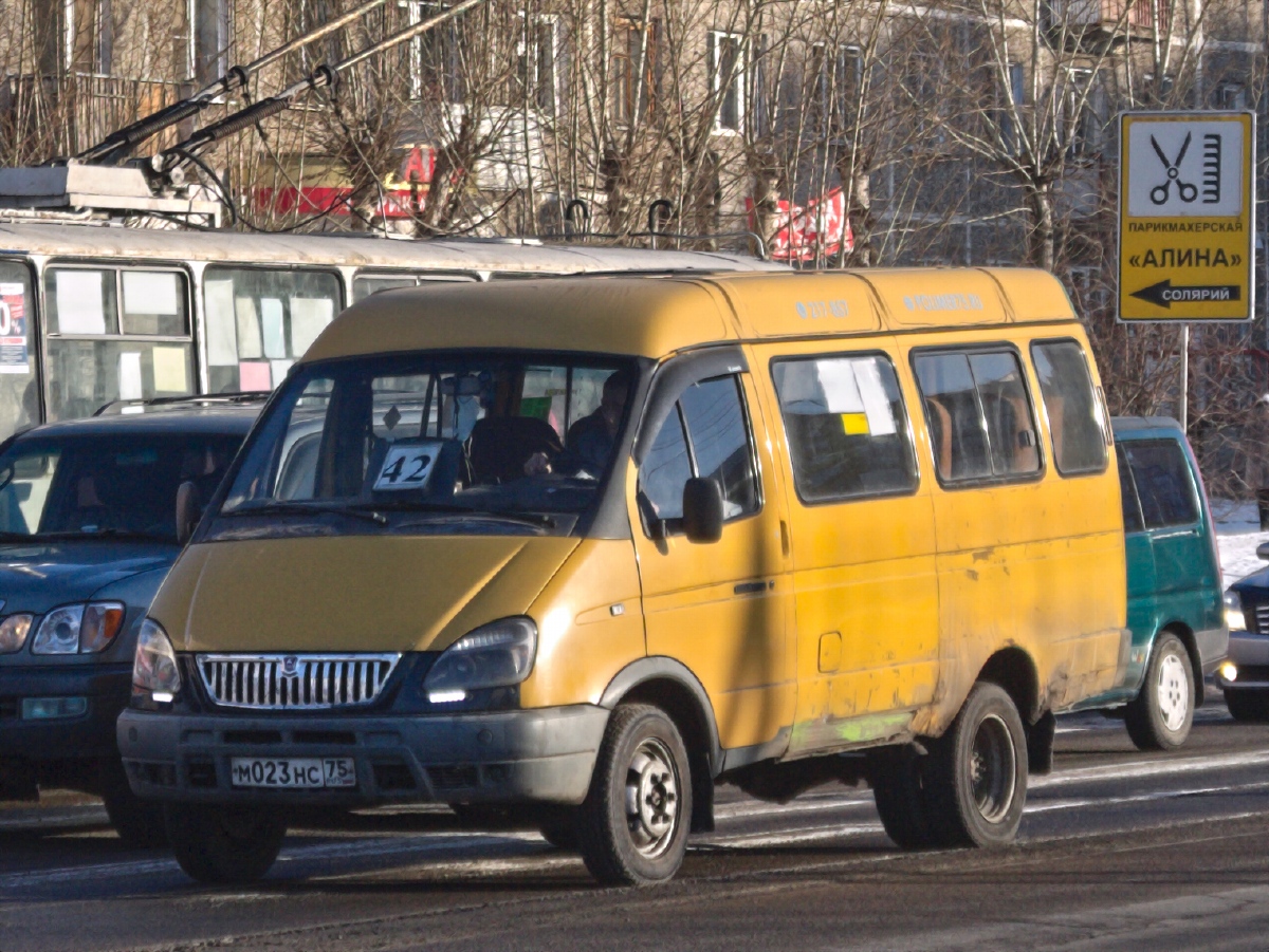 Забайкальский край, ГАЗ-322131 (X78) № М 023 НС 75