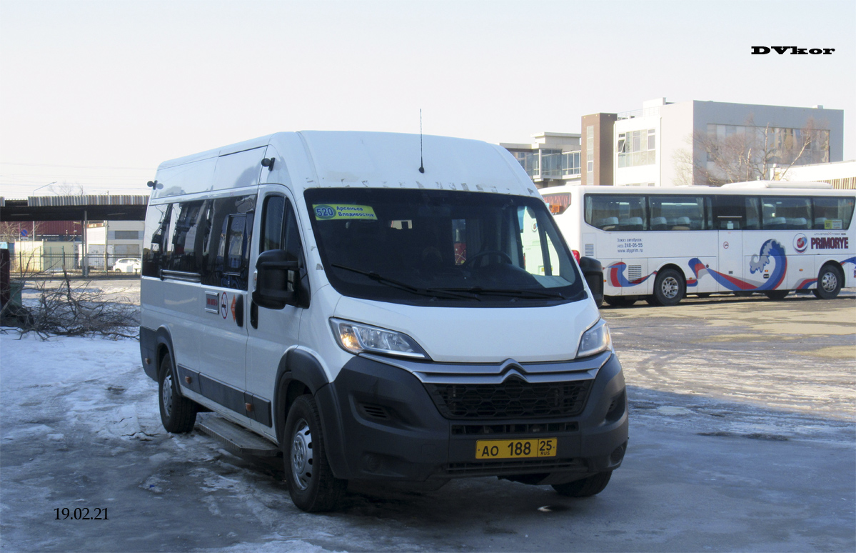 Приморский край, Автодом-22083* (Citroёn Jumper) № АО 188 25