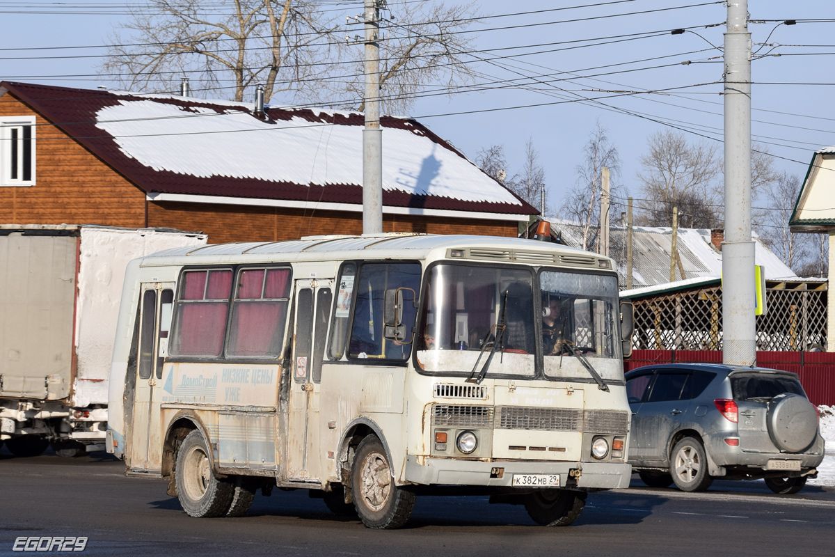 Архангельская область, ПАЗ-32054 № К 382 МВ 29