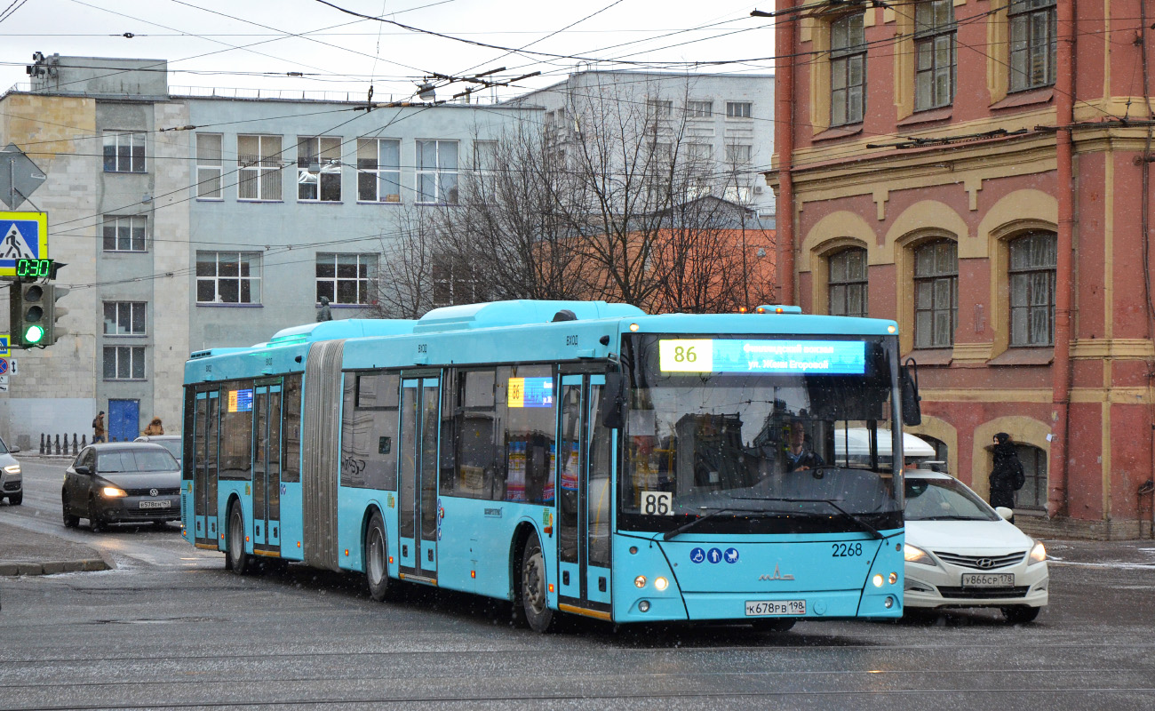 Sankt Petersburg, MAZ-216.066 Nr. 2268