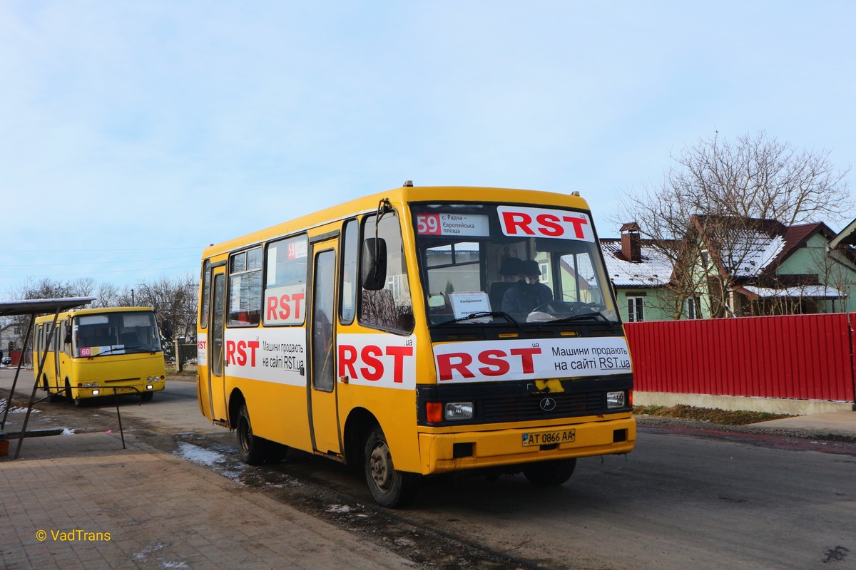 Ивано-Франковская область, БАЗ-А079.04 "Эталон" № AT 0866 AA
