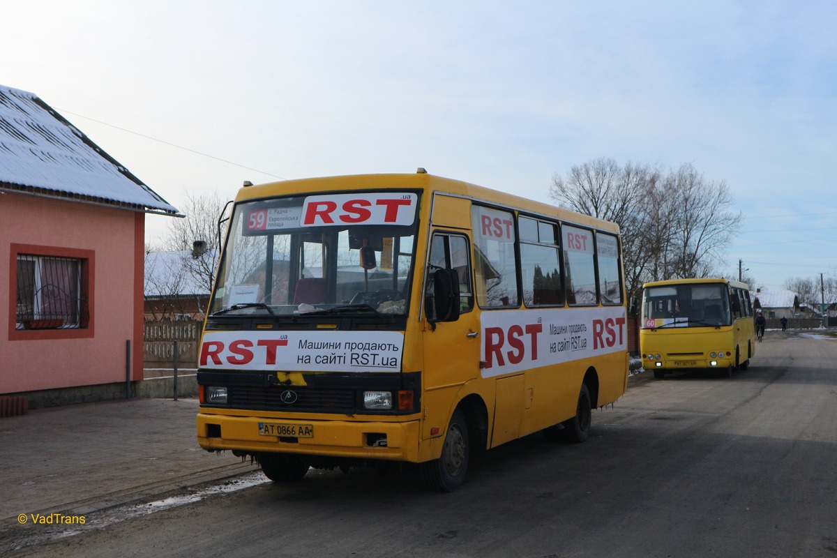 Ивано-Франковская область, БАЗ-А079.04 "Эталон" № AT 0866 AA; Ивано-Франковская область, Богдан А09202 № AT 2071 AA