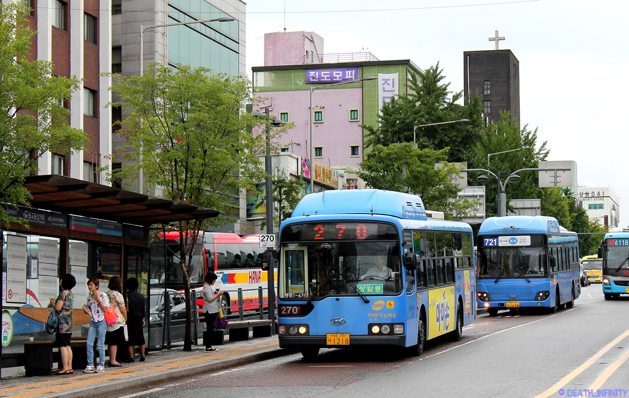 Южная Корея, Hyundai New Super AeroCity LF № 서울 75 사 1218