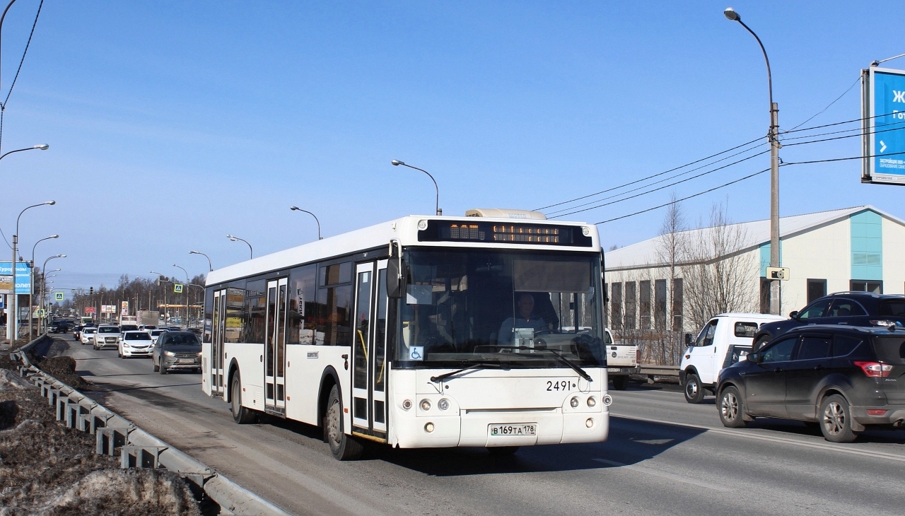 Санкт-Петербург, ЛиАЗ-5292.60 № 2491