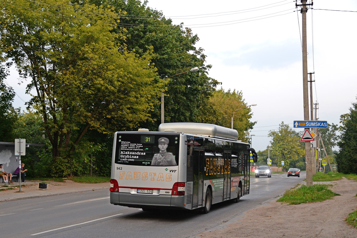 Литва, MAN A21 Lion's City NL273 CNG № 942