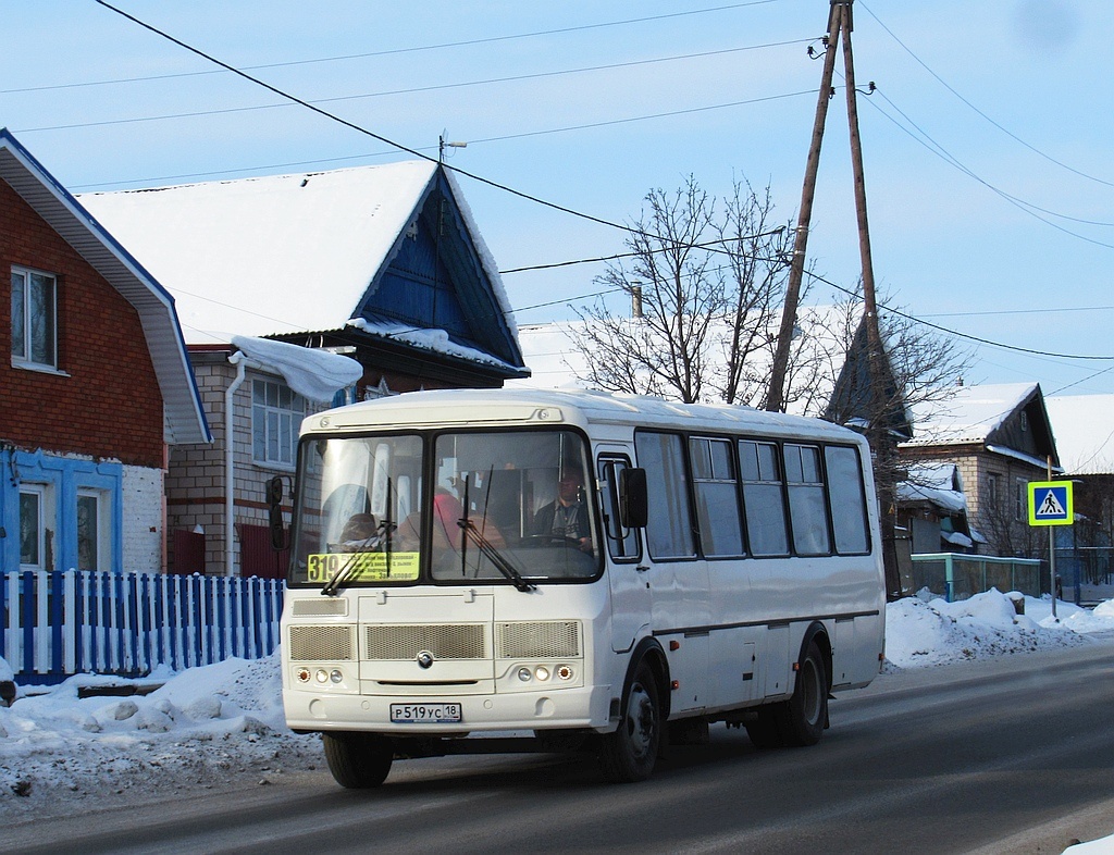 Удмуртия, ПАЗ-4234-04 № Р 519 УС 18 Удмуртия, ПАЗ-4234-04 № Р 519 УС 18