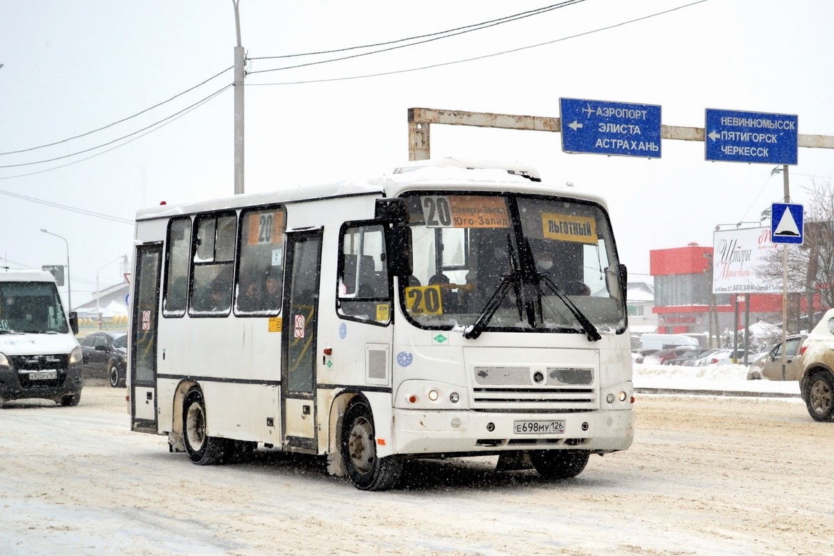 Ставропольский край, ПАЗ-320302-12 № Е 698 МУ 126