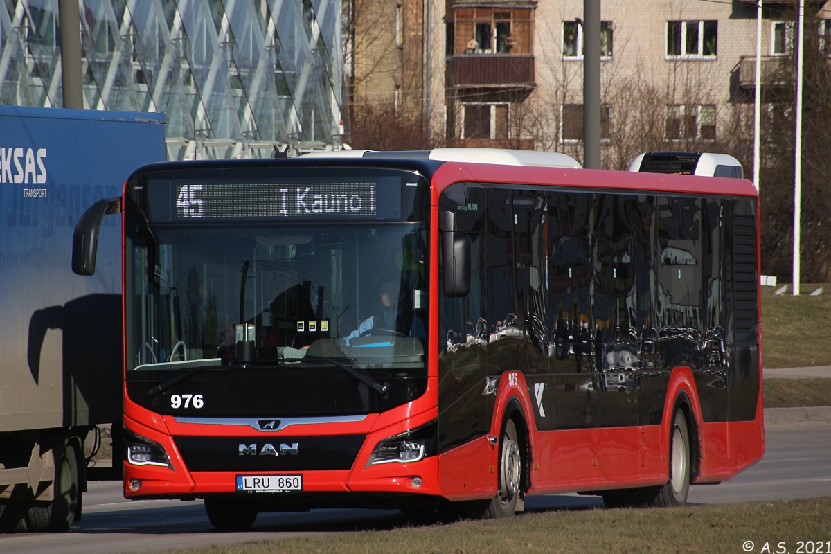 Lithuania, MAN 12C Lion's City 12 NL330 EfficientHybrid # 976