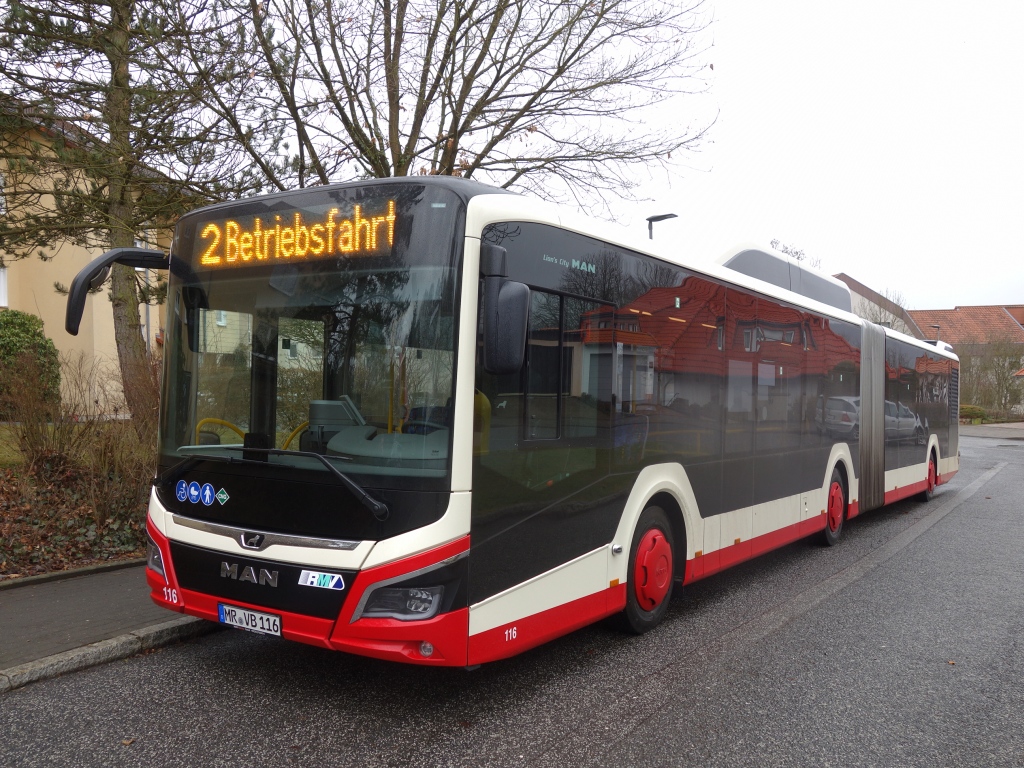 Гессен, MAN 18C Lion's City 18 G NG320 EfficientHybrid № 116 Гессен, MAN 18C Lion's City 18 G NG320 EfficientHybrid № 116