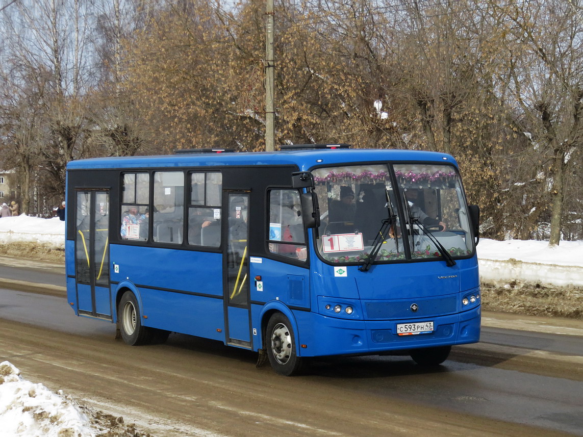 Кировская область, ПАЗ-320414-14 "Вектор" № С 593 РН 43