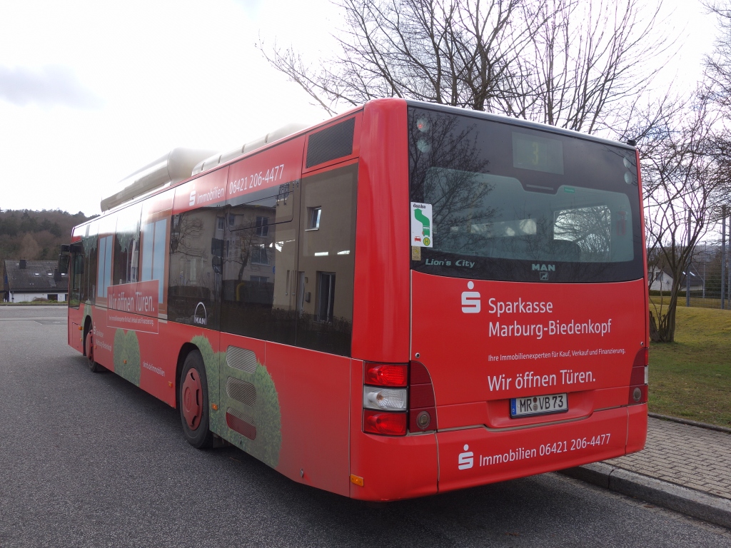 Hesse, MAN A21 Lion's City NL313 CNG # 73