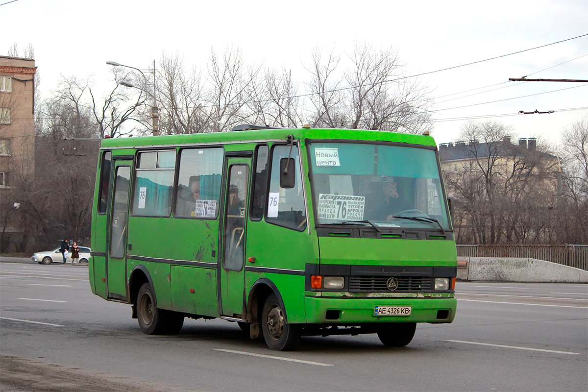 Днепропетровская область, БАЗ-А079.14 "Подснежник" № AE 4326 KB