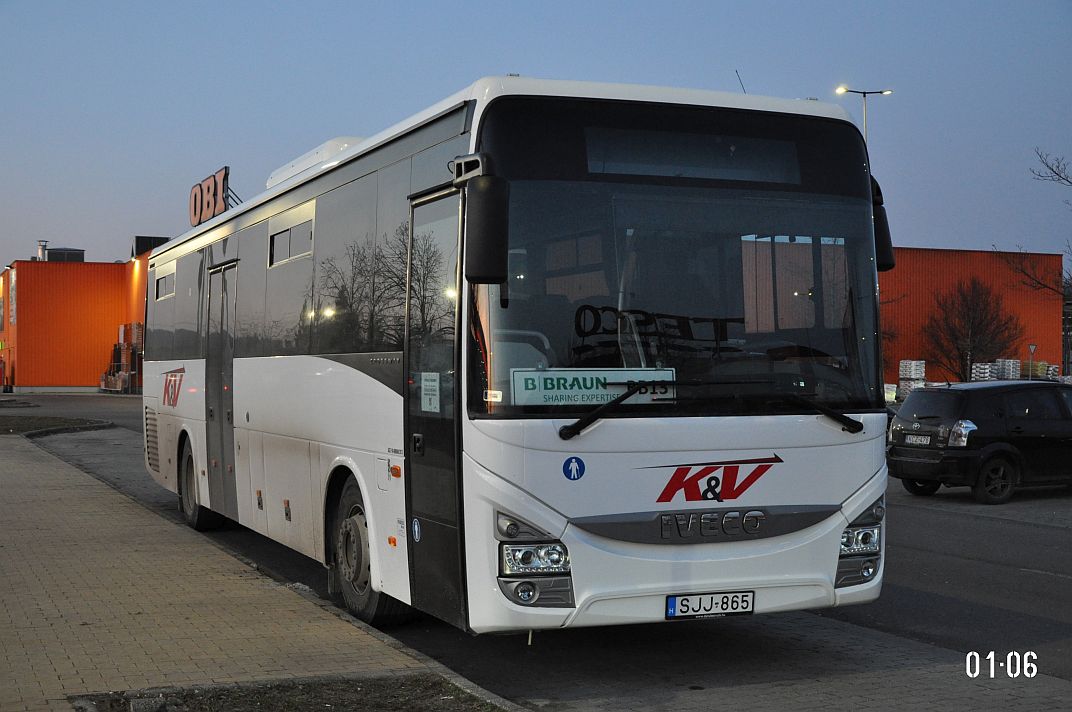 Венгрыя, IVECO Crossway LINE 12M № SJJ-865