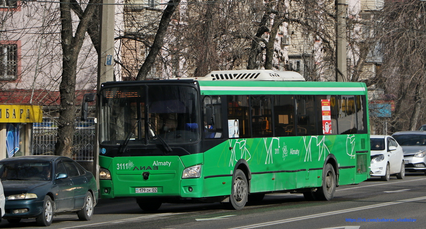 Алматы, ЛиАЗ-5293.60 № 3111
