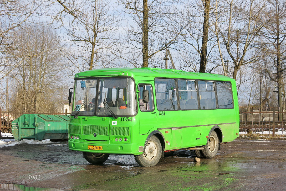 Псковская область, ПАЗ-320540-22 № 1034