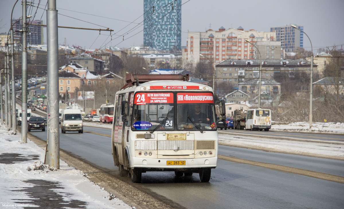 Новосибирская область, ПАЗ-32054 № АС 283 42