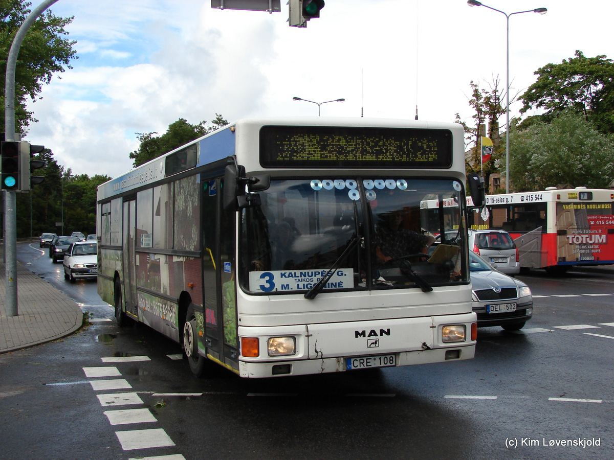 Литва, MAN A12 EL202 № CRE 108