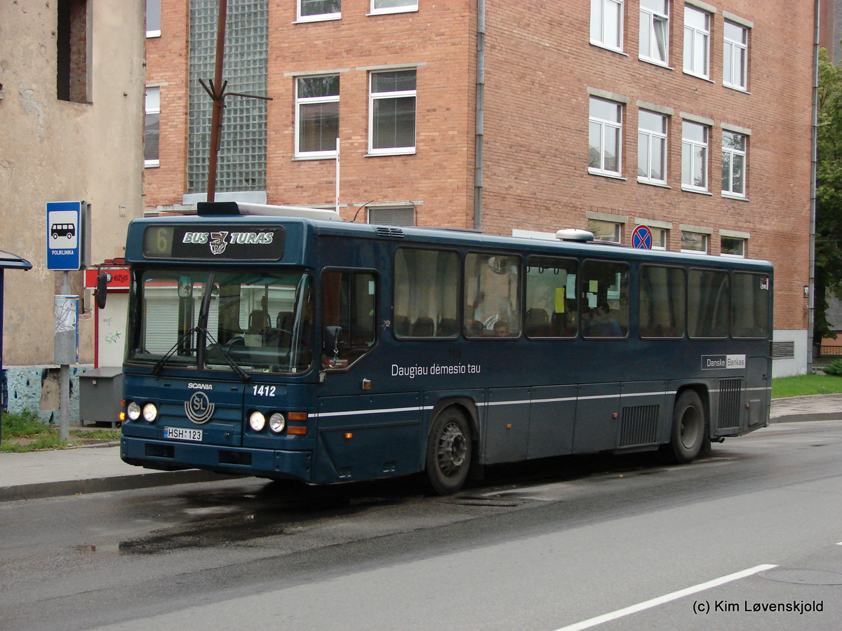 Литва, Scania CN113CLB № 1412
