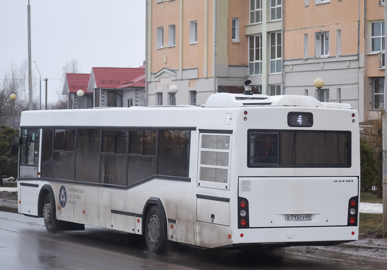 Тверская область, МАЗ-103.445 № Е 713 СУ 69