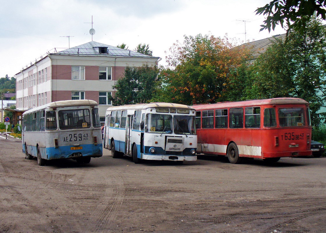 Kirov region, LiAZ-677M Nr. АЕ 259 43; Kirov region, LiAZ-677M Nr. Х 076 АН 43