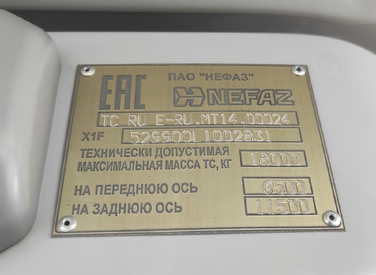 Татарстан, НефАЗ-5299-40-57 (CNG) № 539