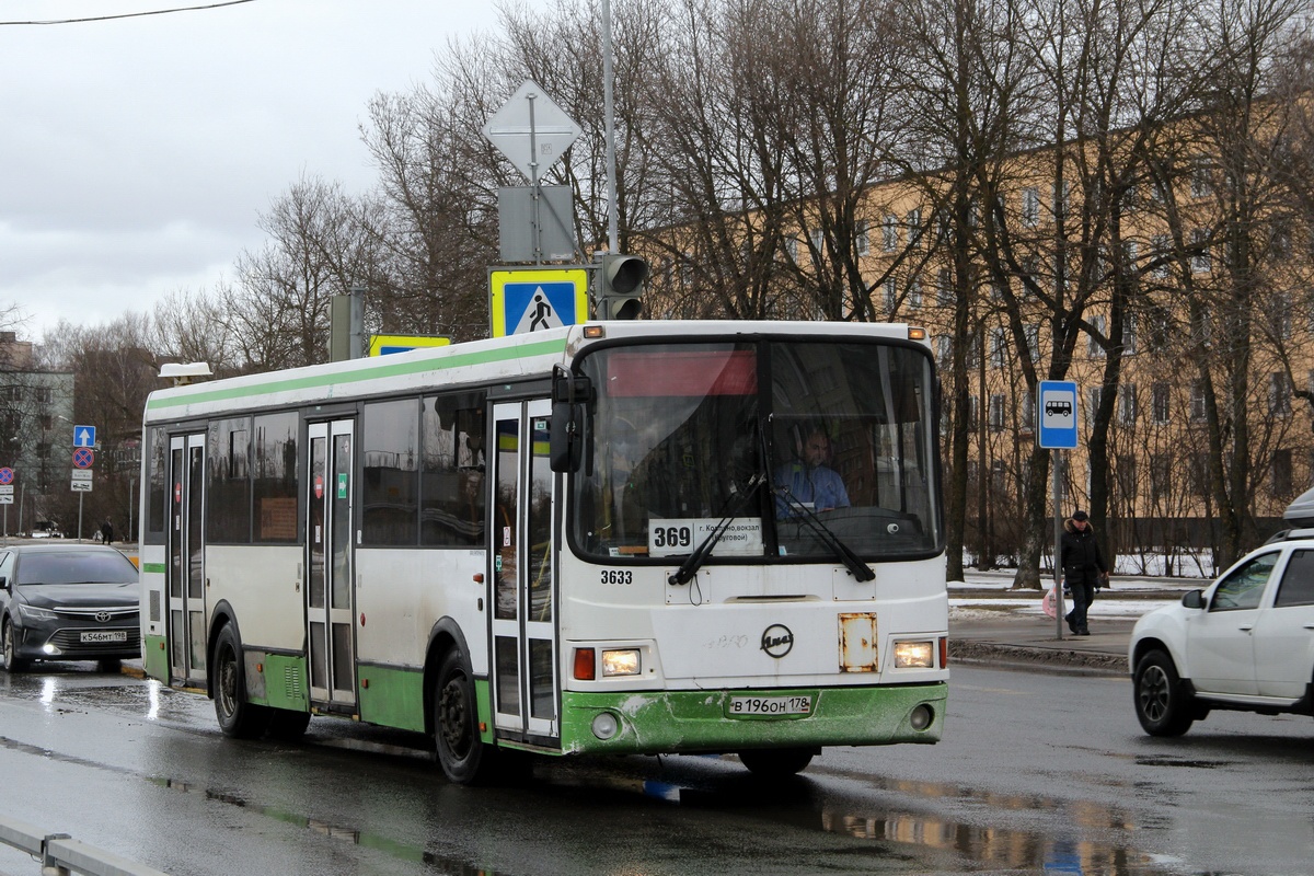 Санкт-Петербург, ЛиАЗ-5293.60 № 3633