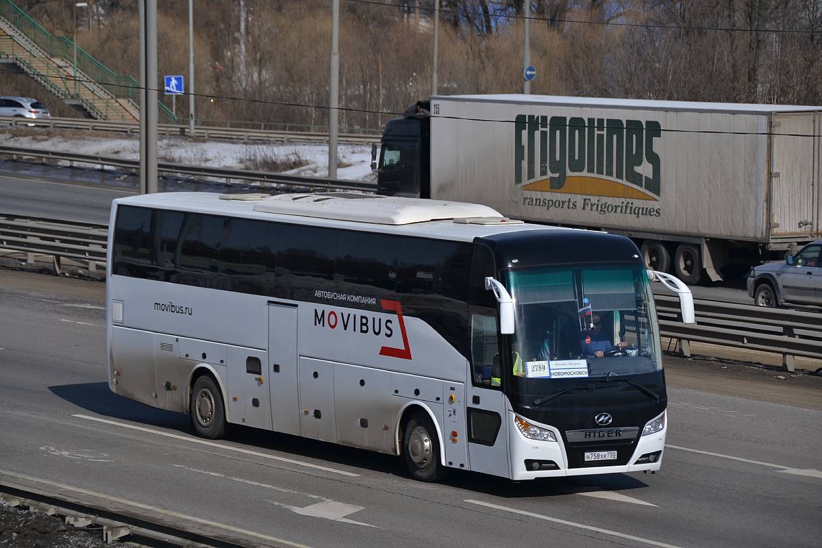 Москва, Higer KLQ6128LQ № Н 758 ХК 750
