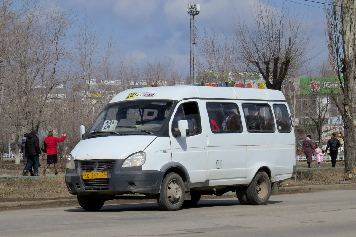 Волгоградская область, ГАЗ-322132 (XTH, X96) № АЕ 243 34