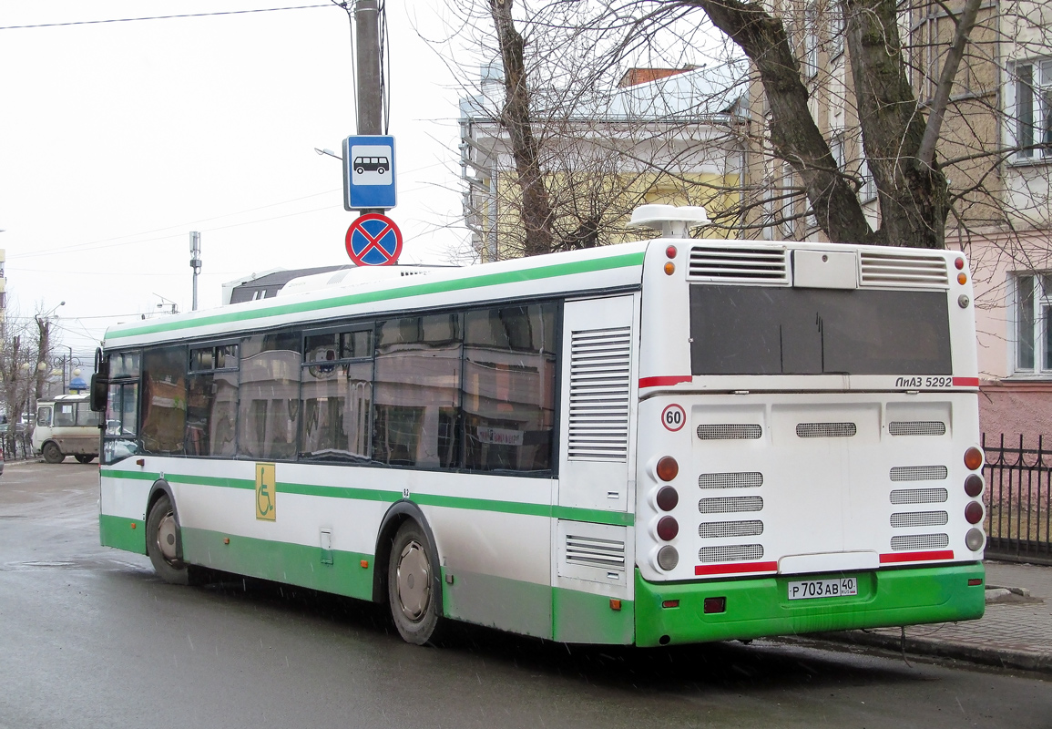 Калужская область, ЛиАЗ-5292.21 № Р 703 АВ 40 Калужская область, ЛиАЗ-5292.21 № Р 703 АВ 40
