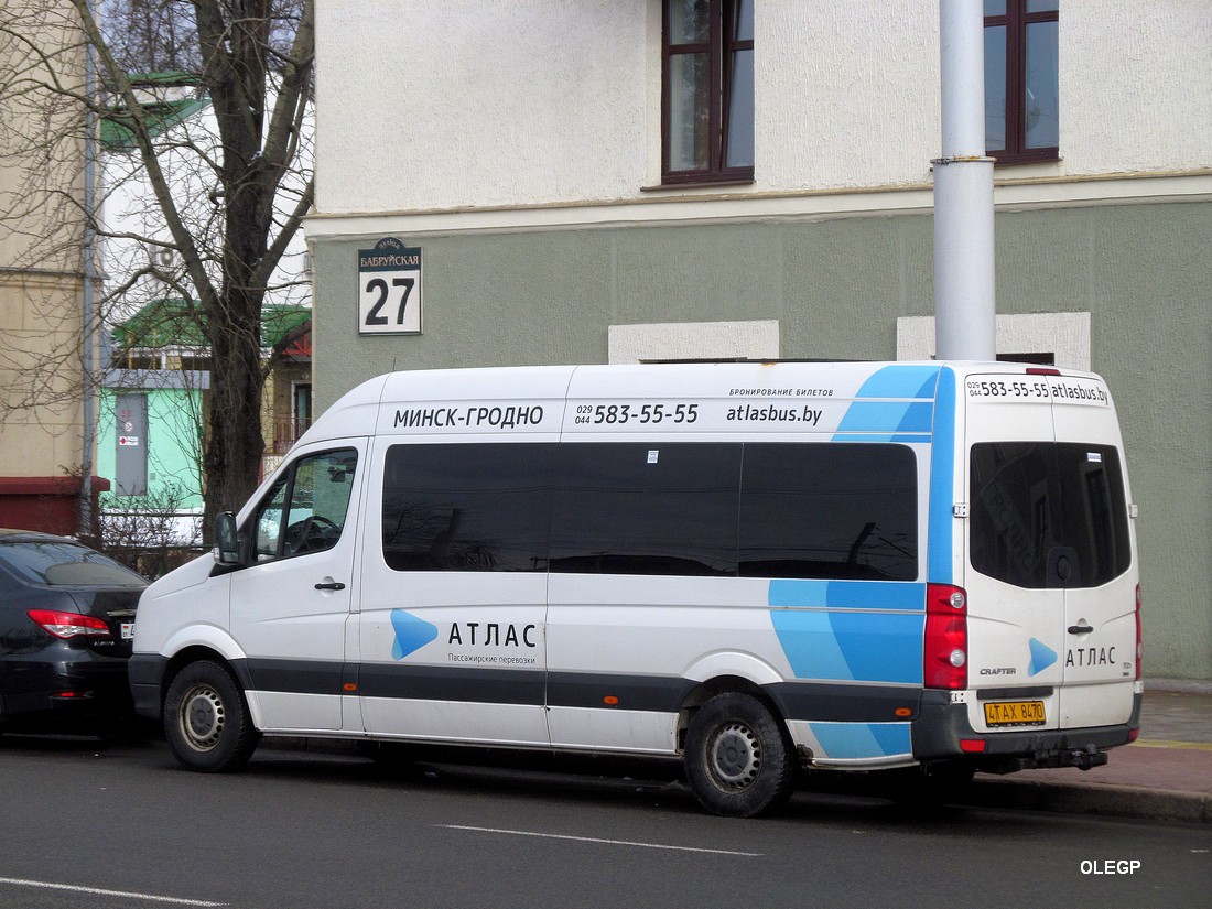 Гродненская область, Volkswagen Crafter № 4 ТАХ 8470