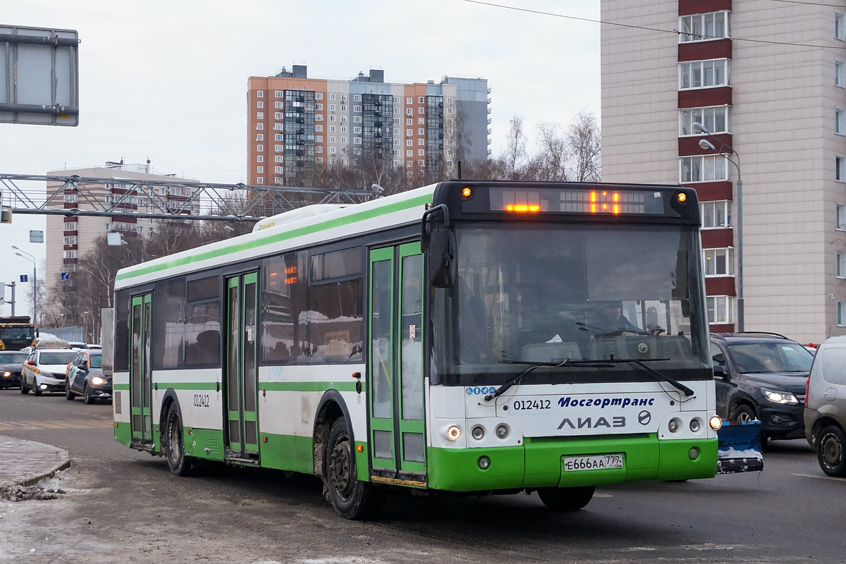 Москва, ЛиАЗ-5292.22 (2-2-2) № 012412