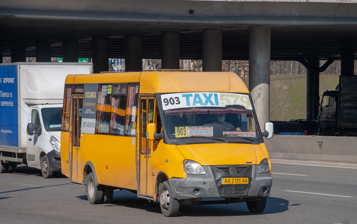 Киев, Рута 23D № AA 2135 AA