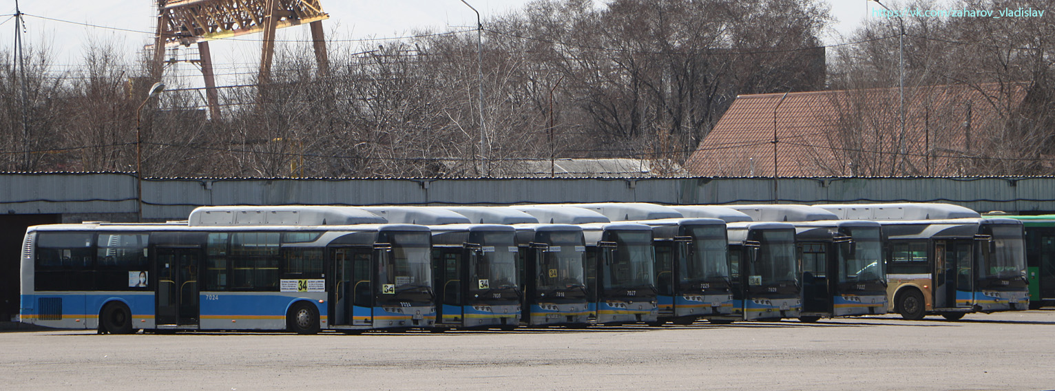 Алматы, Guilin Daewoo GDW6126CNG (СемАЗ) № 7024; Алматы — Автобусные парки