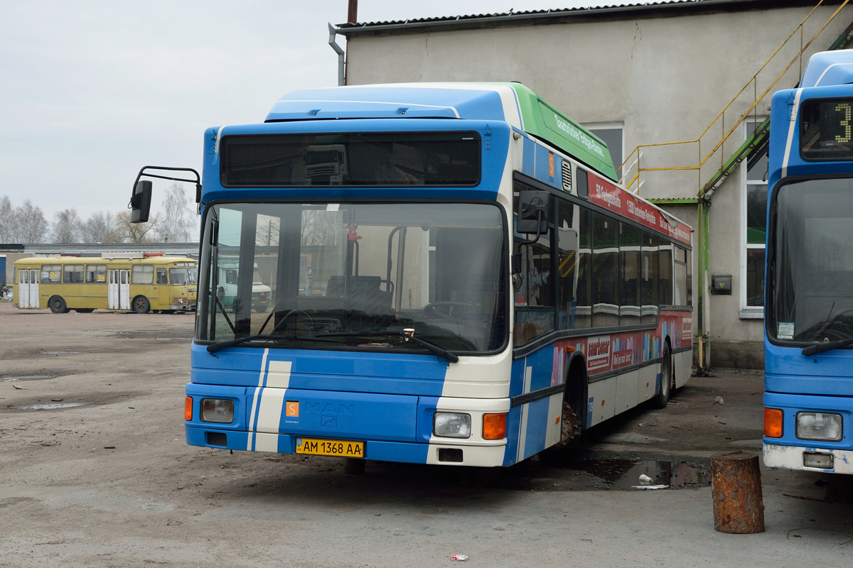 Житомирская область, MAN A15 NL232 CNG № AM 1368 AA